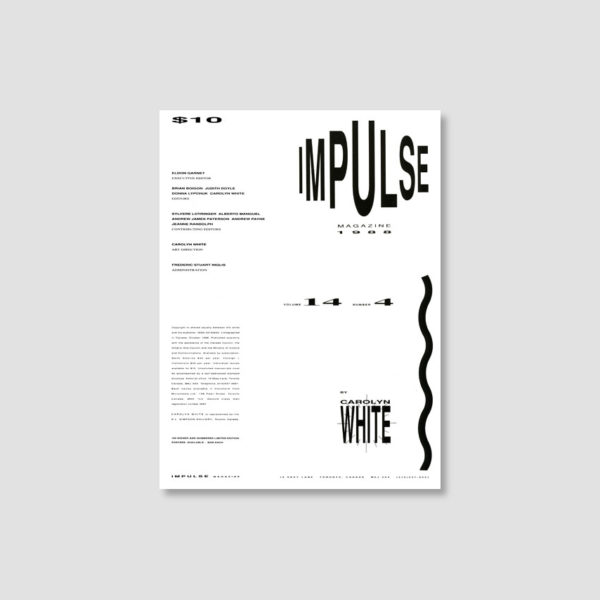 Impulse - Volume 14 Number 4, Fall 1988